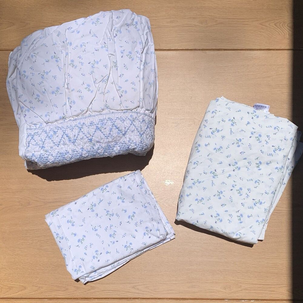 PB Teen x LoveShackFancy Prairie Wildflower Euro Sham Pillow Case Flat Sheet TXL